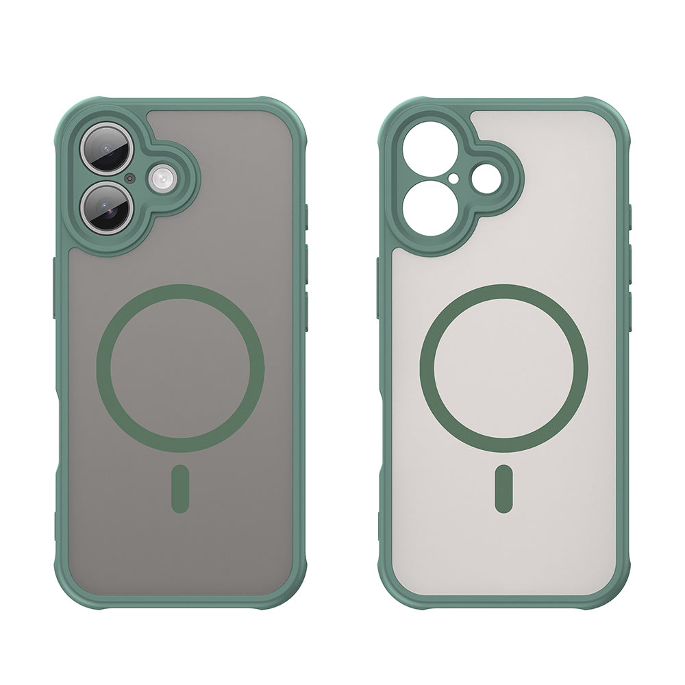 Husa de protectie Techsuit HaloFrost II MagSafe compatibil cu iPhone 17, Verde