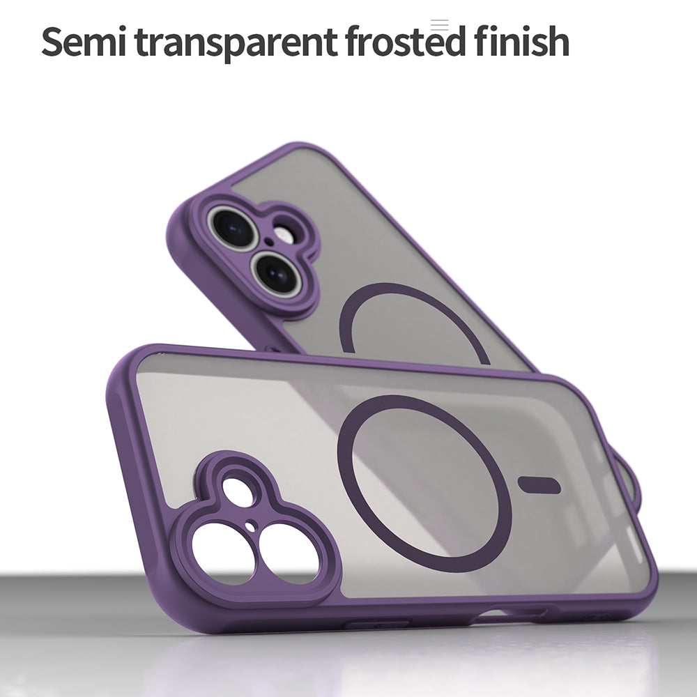 Husa de protectie Techsuit HaloFrost II MagSafe compatibil cu iPhone 17, Mov