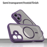 Husa de protectie Techsuit HaloFrost II MagSafe compatibil cu iPhone 17, Mov