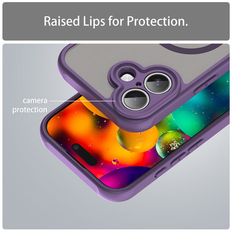 Husa de protectie Techsuit HaloFrost II MagSafe compatibil cu iPhone 17, Mov