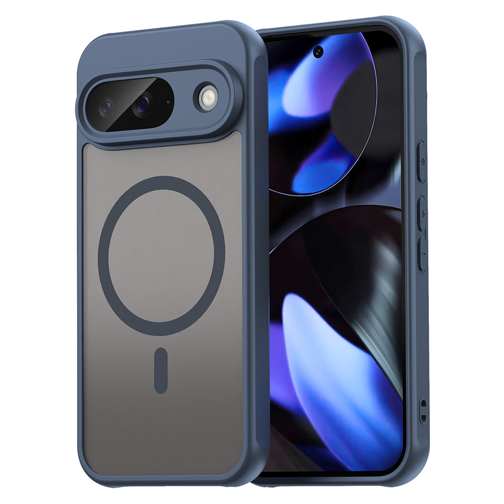 Husa de protectie Techsuit HaloFrost II MagSafe compatibil cu Google Pixel 9, Bleumarin