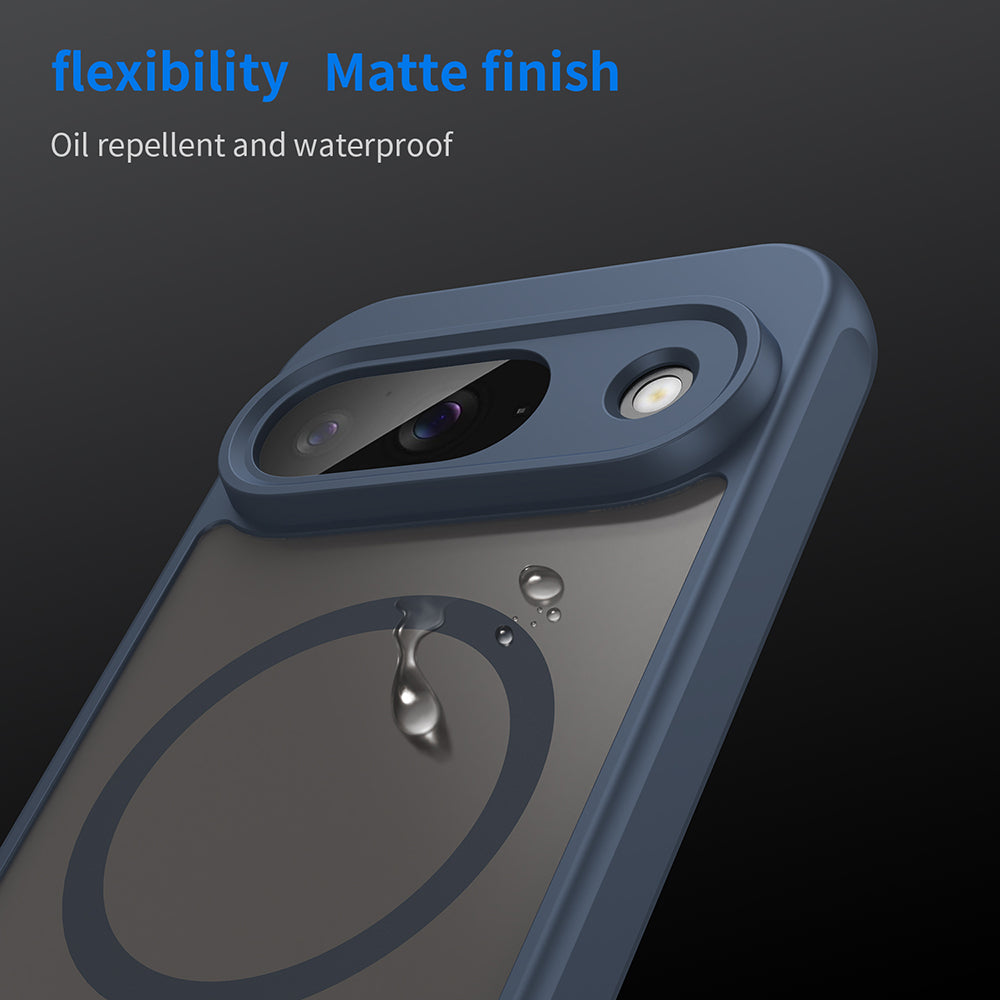 Husa de protectie Techsuit HaloFrost II MagSafe compatibil cu Google Pixel 9, Bleumarin