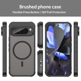 Husa de protectie Techsuit HaloFrost II MagSafe compatibil cu Google Pixel 9 Pro, Negru