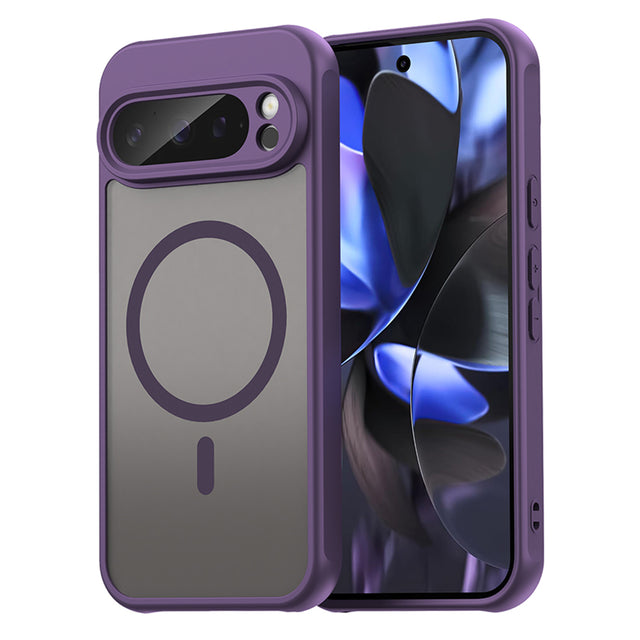Husa de protectie Techsuit HaloFrost II MagSafe compatibil cu Google Pixel 9 Pro, Mov
