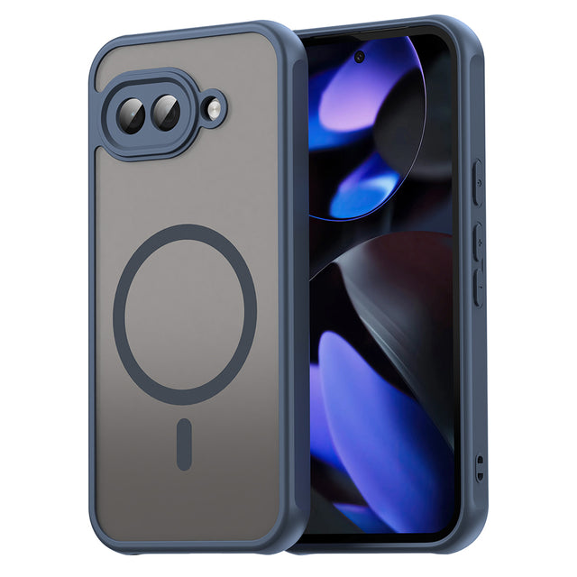 Husa de protectie Techsuit HaloFrost II MagSafe compatibil cu Google Pixel 9a, Bleumarin