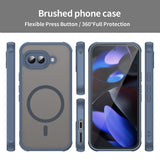 Husa de protectie Techsuit HaloFrost II MagSafe compatibil cu Google Pixel 9a, Bleumarin