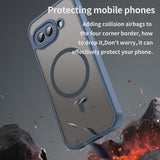 Husa de protectie Techsuit HaloFrost II MagSafe compatibil cu Google Pixel 9a, Bleumarin