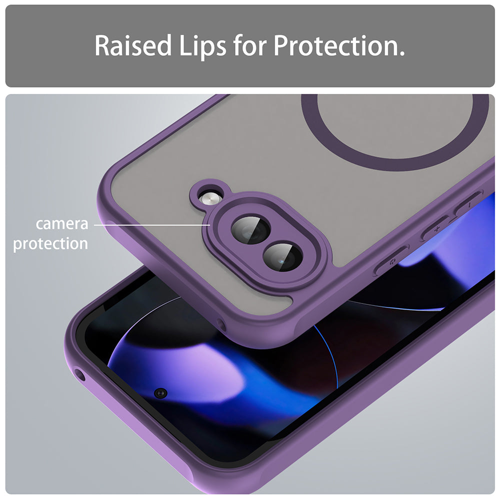 Husa de protectie Techsuit HaloFrost II MagSafe compatibil cu Google Pixel 9a, Mov
