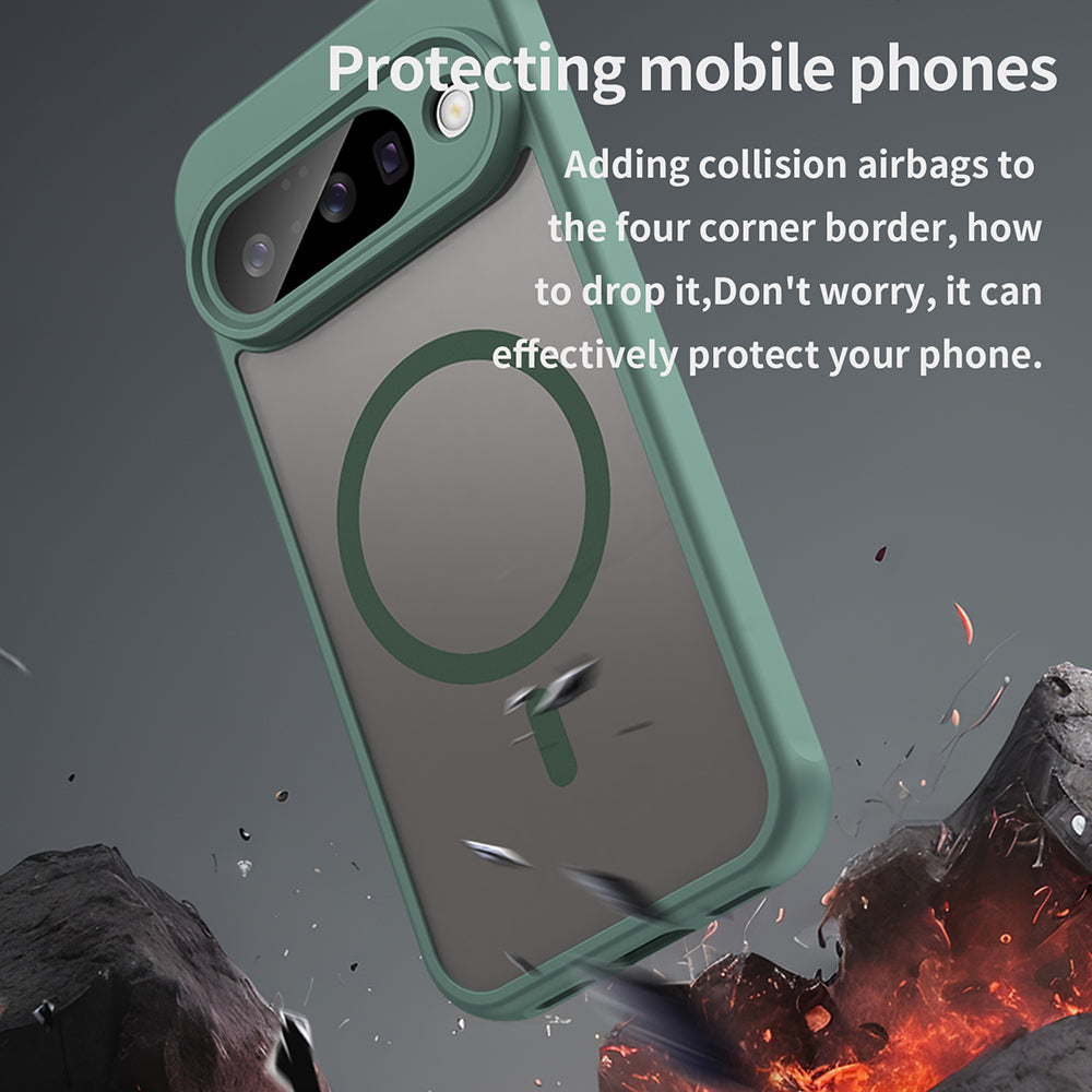 Husa de protectie Techsuit HaloFrost II MagSafe compatibil cu Google Pixel 10 Pro, Verde