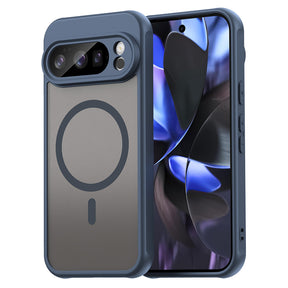 Husa de protectie Techsuit HaloFrost II MagSafe compatibil cu Google Pixel 10 Pro, Bleumarin