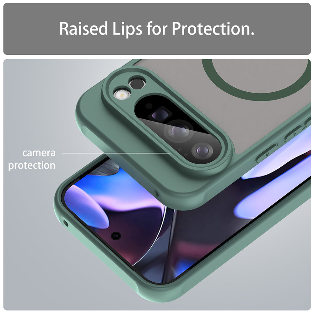 Husa de protectie Techsuit HaloFrost II MagSafe compatibil cu Google Pixel 10 Pro XL, Verde