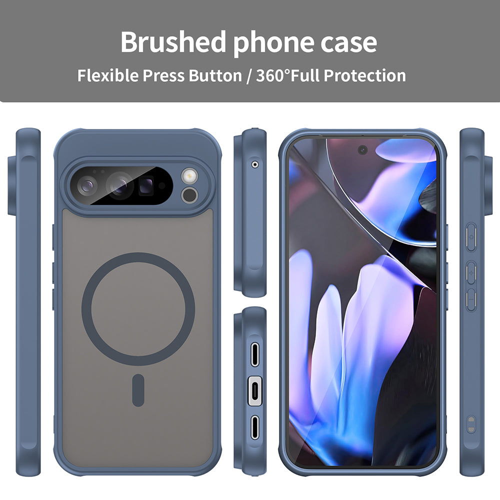 Husa de protectie Techsuit HaloFrost II MagSafe compatibil cu Google Pixel 10 Pro XL, Bleumarin