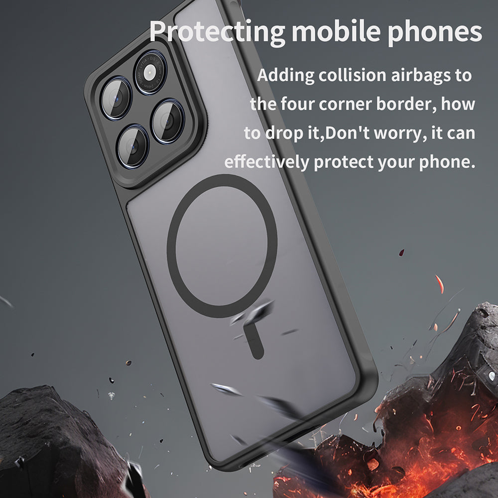Husa de protectie Techsuit HaloFrost II MagSafe compatibil cu Motorola Edge 60 / 60 Fusion, Negru