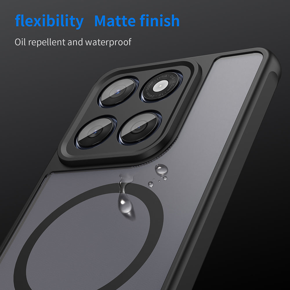 Husa de protectie Techsuit HaloFrost II MagSafe compatibil cu Motorola Edge 60 / 60 Fusion, Negru