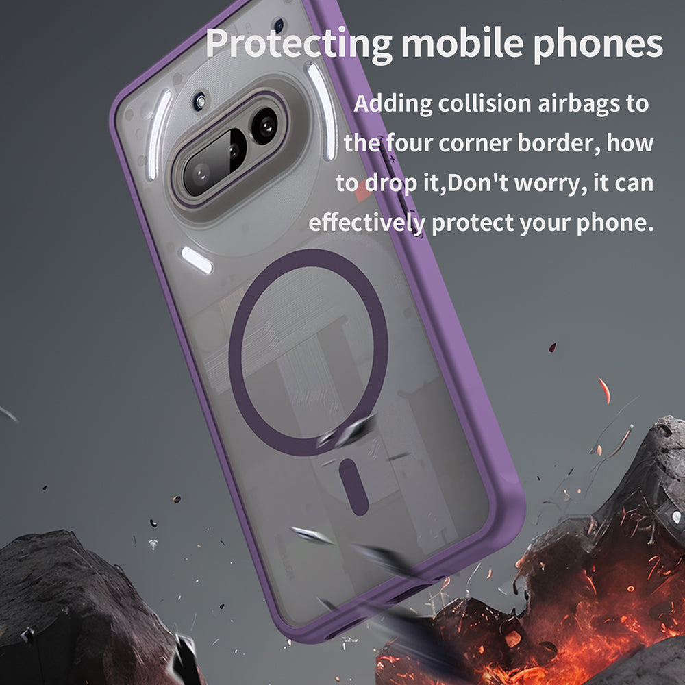 Husa de protectie Techsuit HaloFrost II MagSafe compatibil cu Nothing Phone (3a), Mov