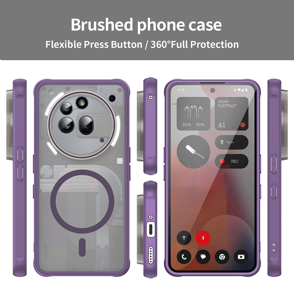 Husa de protectie Techsuit HaloFrost II MagSafe compatibil cu Nothing Phone (3a) Pro, Mov