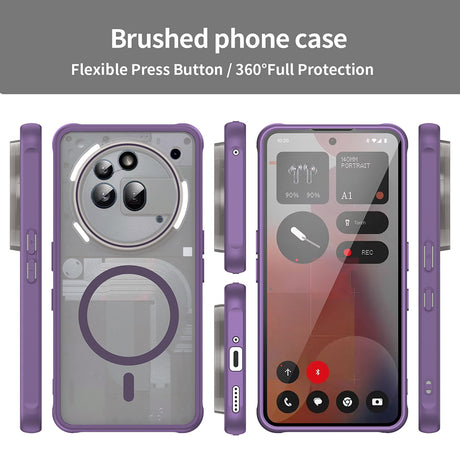 Husa de protectie Techsuit HaloFrost II MagSafe compatibil cu Nothing Phone (3a) Pro, Mov
