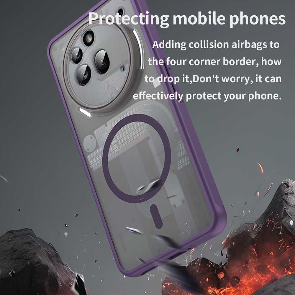 Husa de protectie Techsuit HaloFrost II MagSafe compatibil cu Nothing Phone (3a) Pro, Mov