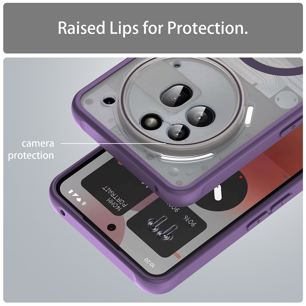 Husa de protectie Techsuit HaloFrost II MagSafe compatibil cu Nothing Phone (3a) Pro, Mov