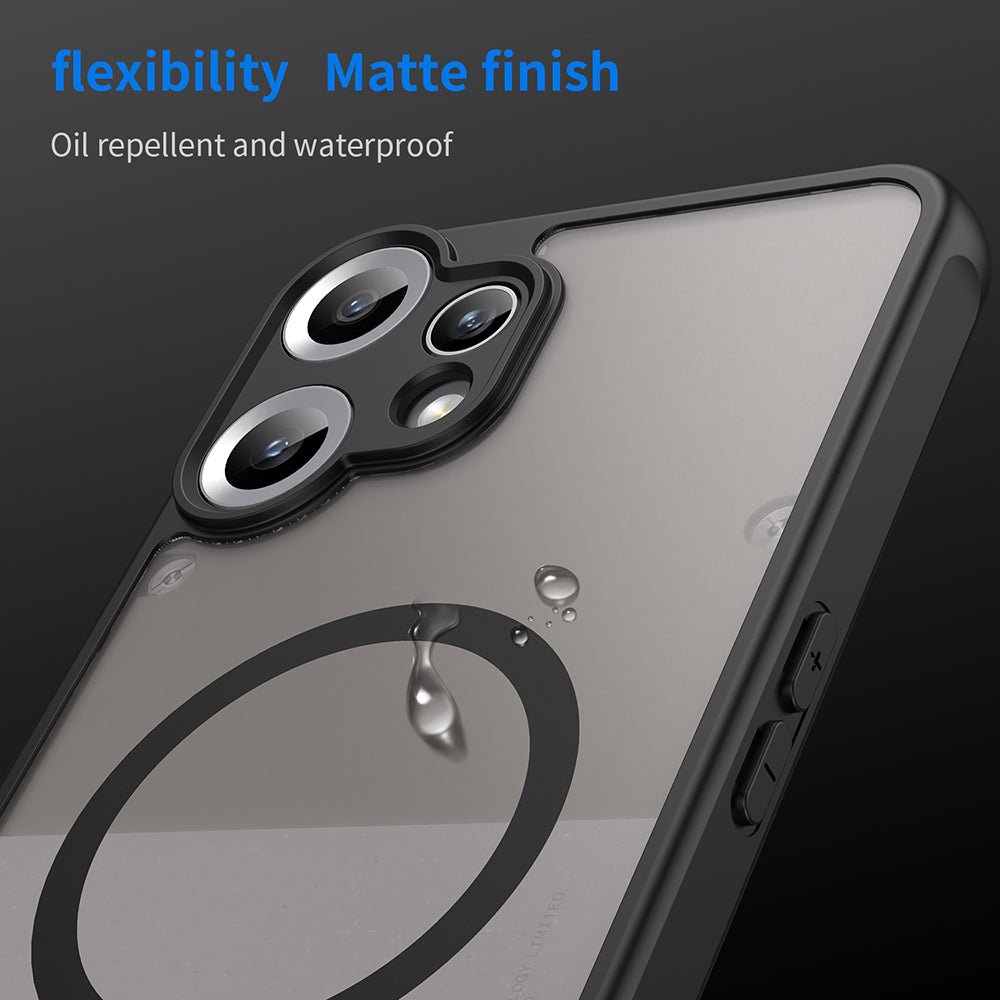 Husa de protectie Techsuit HaloFrost II MagSafe compatibil cu Nothing CMF Phone 2 Pro, Negru