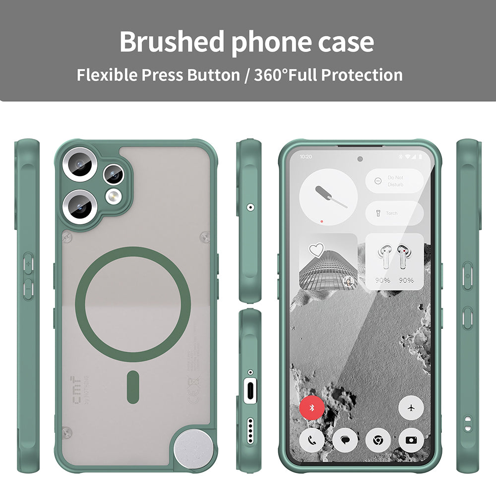Husa de protectie Techsuit HaloFrost II MagSafe compatibil cu Nothing CMF Phone 2 Pro, Verde