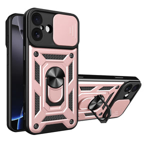 Husa de protectie Techsuit CamShield Series compatibil cu iPhone 17, Roz Auriu