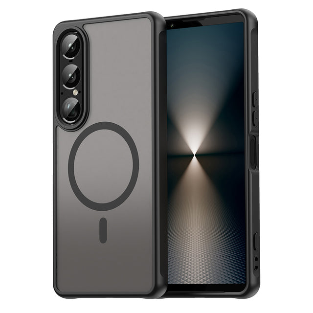 Husa de protectie Techsuit HaloFrost II MagSafe compatibil cu Sony Xperia 1 VII, Negru