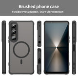 Husa de protectie Techsuit HaloFrost II MagSafe compatibil cu Sony Xperia 1 VII, Negru
