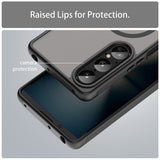 Husa de protectie Techsuit HaloFrost II MagSafe compatibil cu Sony Xperia 1 VII, Negru
