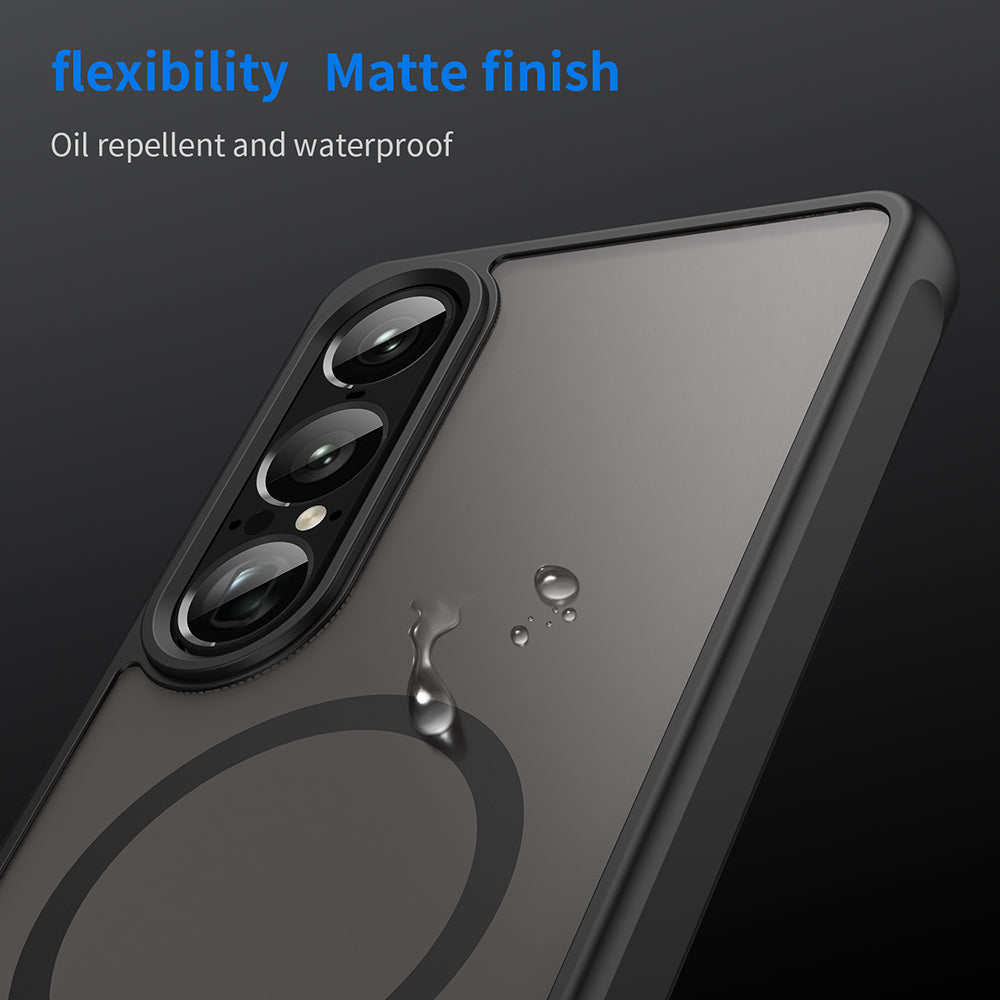 Husa de protectie Techsuit HaloFrost II MagSafe compatibil cu Sony Xperia 1 VII, Negru