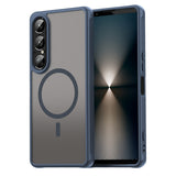 Husa de protectie Techsuit HaloFrost II MagSafe compatibil cu Sony Xperia 1 VII, Bleumarin