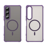 Husa de protectie Techsuit HaloFrost II MagSafe compatibil cu Sony Xperia 1 VII, Mov