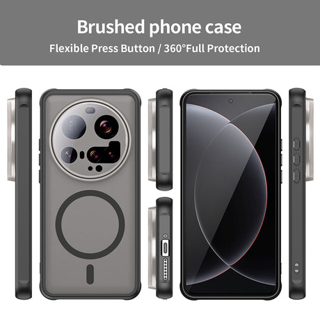 Husa de protectie Techsuit HaloFrost II MagSafe compatibil cu Xiaomi 15 Ultra, Negru