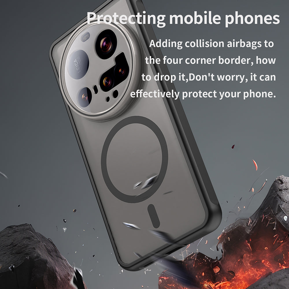 Husa de protectie Techsuit HaloFrost II MagSafe compatibil cu Xiaomi 15 Ultra, Negru