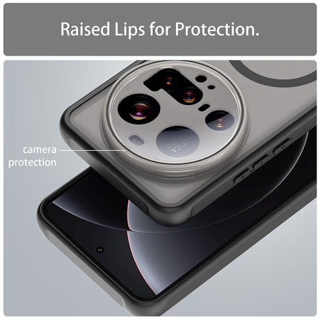 Husa de protectie Techsuit HaloFrost II MagSafe compatibil cu Xiaomi 15 Ultra, Negru