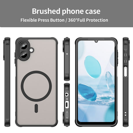 Husa de protectie Techsuit HaloFrost II MagSafe compatibil cu Samsung Galaxy A07 4G, Negru