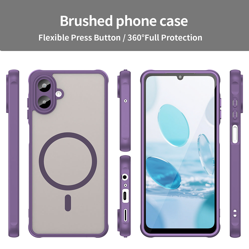 Husa de protectie Techsuit HaloFrost II MagSafe compatibil cu Samsung Galaxy A07 4G, Mov