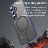Husa de protectie Techsuit HaloFrost II MagSafe compatibil cu Samsung Galaxy S24 Plus / S25 Plus, Bleumarin
