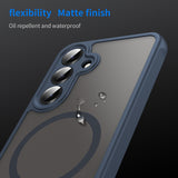 Husa de protectie Techsuit HaloFrost II MagSafe compatibil cu Samsung Galaxy S24 Plus / S25 Plus, Bleumarin