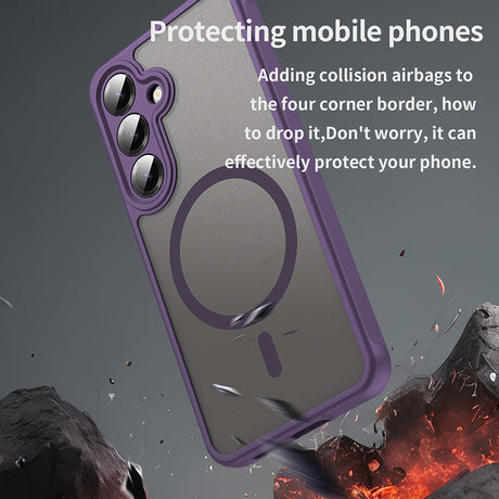 Husa pentru Samsung Galaxy S24 Plus / S25 Plus - Techsuit HaloFrost II MagSafe - Purple