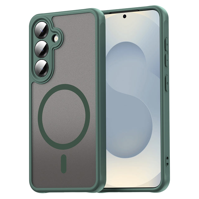 Husa de protectie Techsuit HaloFrost II MagSafe compatibil cu Samsung Galaxy S24 / S25, Verde