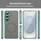 Husa de protectie Techsuit HaloFrost II MagSafe compatibil cu Samsung Galaxy S24 / S25, Verde