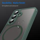 Husa de protectie Techsuit HaloFrost II MagSafe compatibil cu Samsung Galaxy S24 / S25, Verde