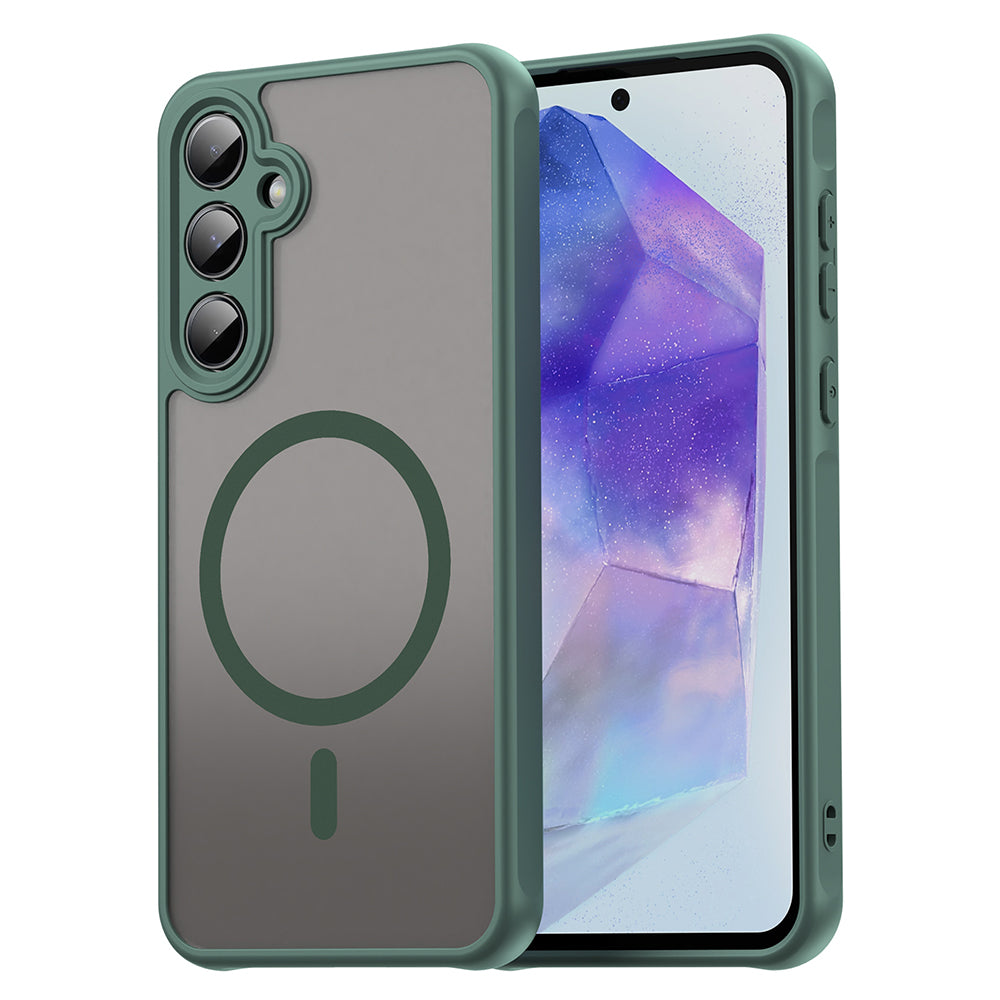 Husa de protectie Techsuit HaloFrost II MagSafe compatibil cu Samsung Galaxy A35 5G, Verde