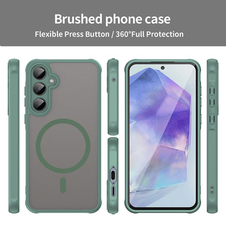 Husa de protectie Techsuit HaloFrost II MagSafe compatibil cu Samsung Galaxy A35 5G, Verde
