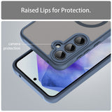 Husa de protectie Techsuit HaloFrost II MagSafe compatibil cu Samsung Galaxy A35 5G, Bleumarin