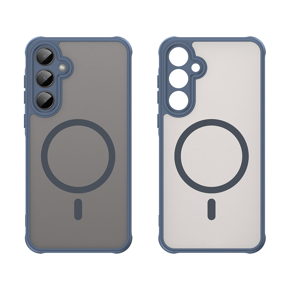 Husa de protectie Techsuit HaloFrost II MagSafe compatibil cu Samsung Galaxy A35 5G, Bleumarin