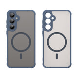 Husa de protectie Techsuit HaloFrost II MagSafe compatibil cu Samsung Galaxy A35 5G, Bleumarin