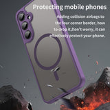 Husa de protectie Techsuit HaloFrost II MagSafe compatibil cu Samsung Galaxy A35 5G, Mov