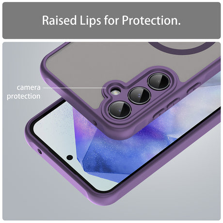 Husa de protectie Techsuit HaloFrost II MagSafe compatibil cu Samsung Galaxy A35 5G, Mov